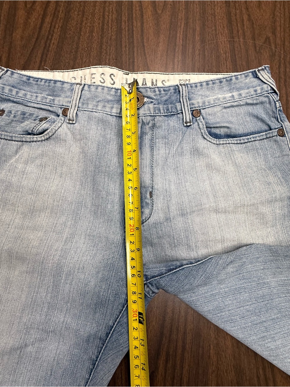 Guess “Cliff” Light Wash Bootcut Men’s Jeans Size 34 Y2K - Picture 4 of 16